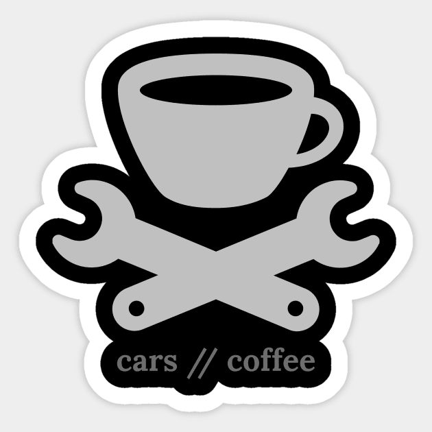 Cars And Coffee Sticker by ShirtTurkey